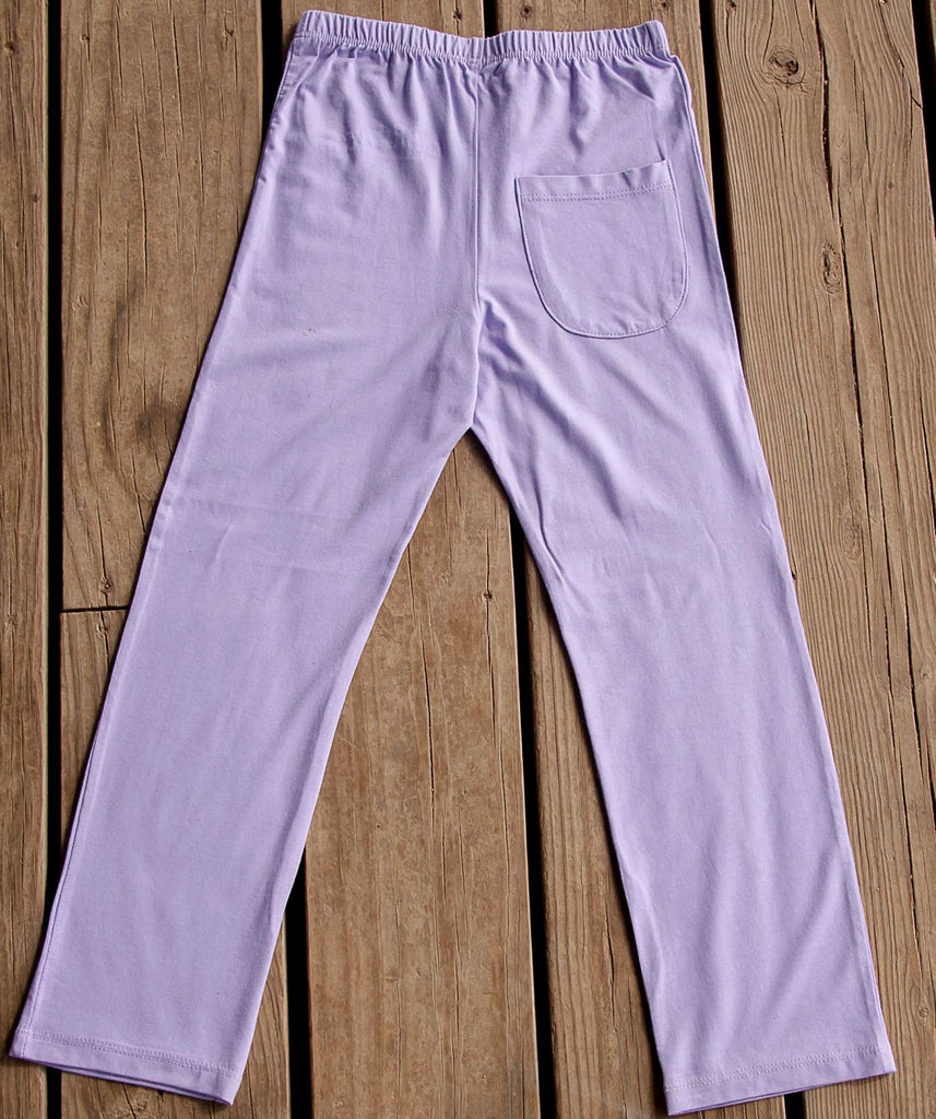 Girls Sun Protective Pant-50 Purple - Little Leaves Clothing Company