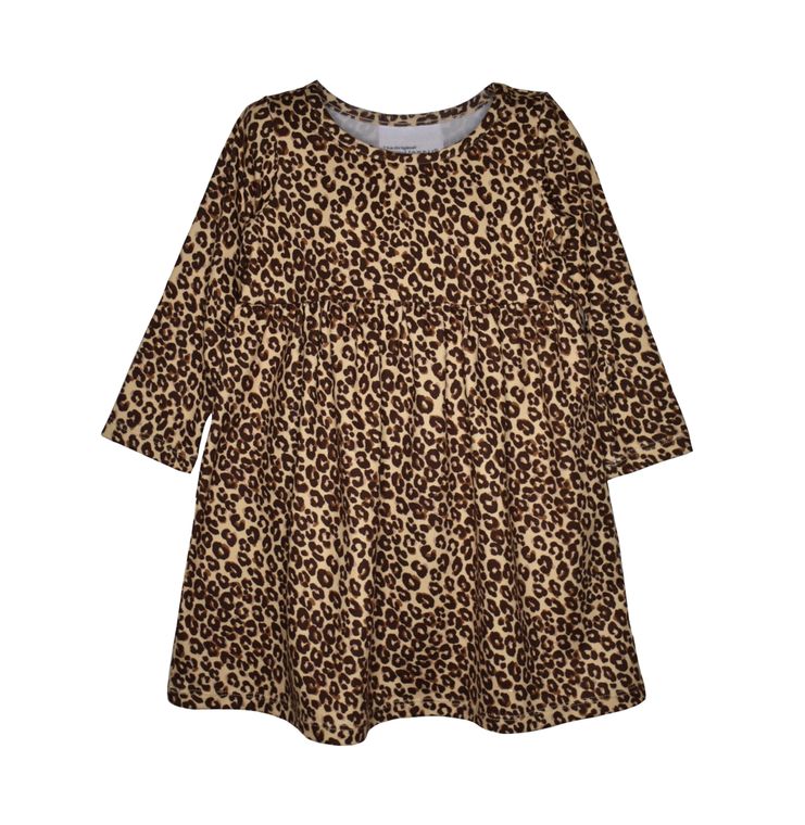 Bella Leopard Long Sleeve Dress- Limited Quantities!