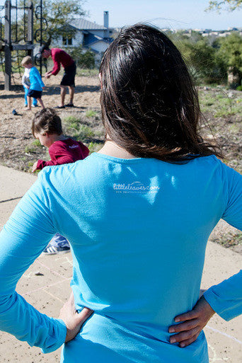 Womens Sun Protective Shirt-Brilliant Cerulean Blue M / Brilliant Cerulean Blue