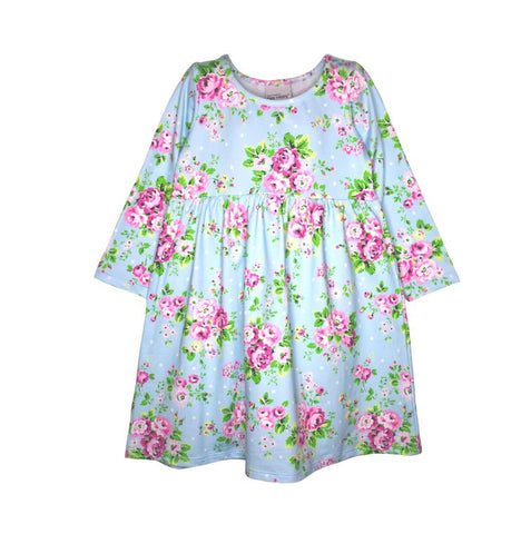 Emma Flowers Short Sleeve Dress- Limited Quantities!!