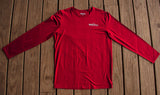 Mens Sun Protective Shirt-Deep Crimson - Little Leaves Clothing Company