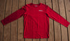 Mens Sun Protective Shirt-Deep Crimson - Little Leaves Clothing Company