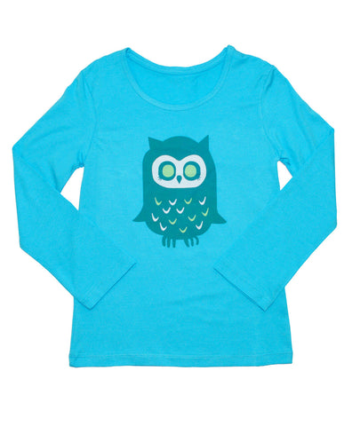 Infant Toddler Sun Protective Shirt-Owl Mulberry Purple Gray